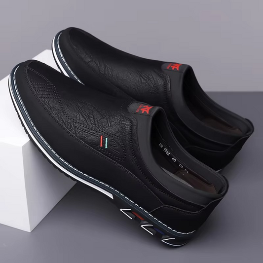 Leather Slip-On Business Shoes