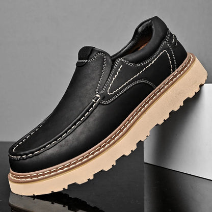 Elegant Leather Slip-on Shoes