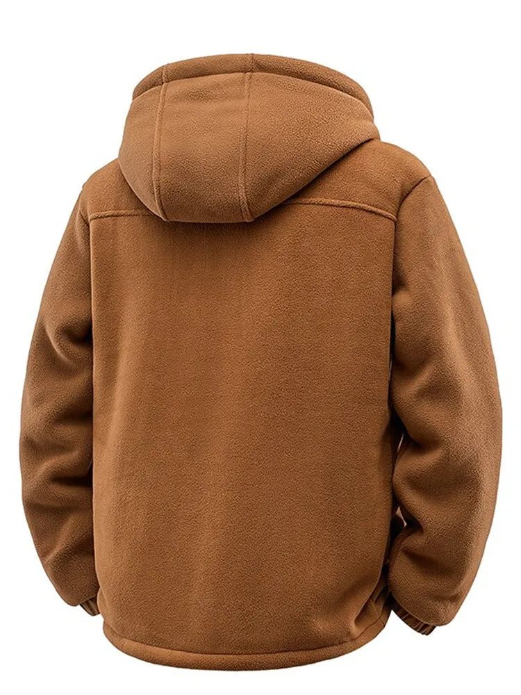 Elegant Wool Windproof Jacket