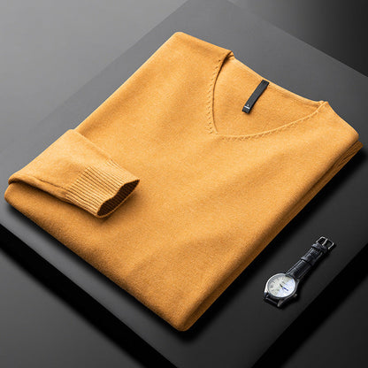 Elegant Cashmere V-Neck Sweater