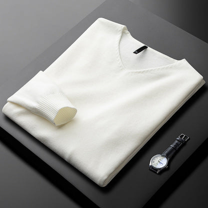Elegant Cashmere V-Neck Sweater