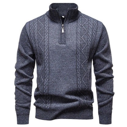 Vintage Knitted Zip Sweater