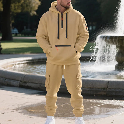 Elegant Multi-Pocket Men's Set