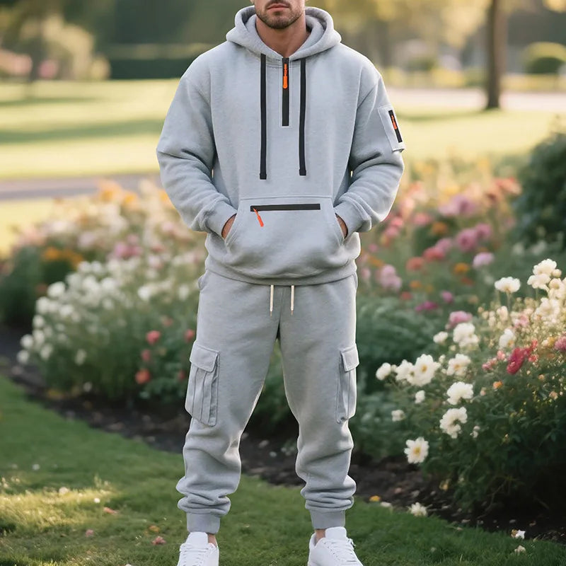 Elegant Multi-Pocket Men's Set