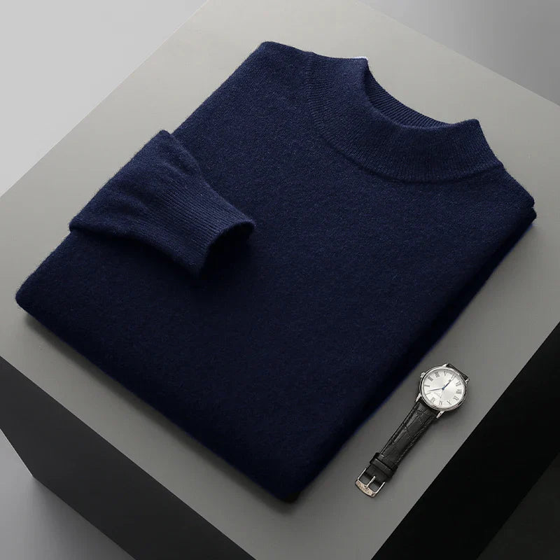 Stand Up Collar Cashmere Sweater