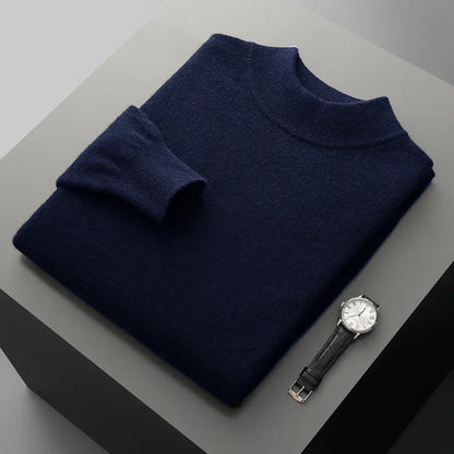 Stand Up Collar Cashmere Sweater