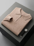 Elegant Cashmere Polo Sweater