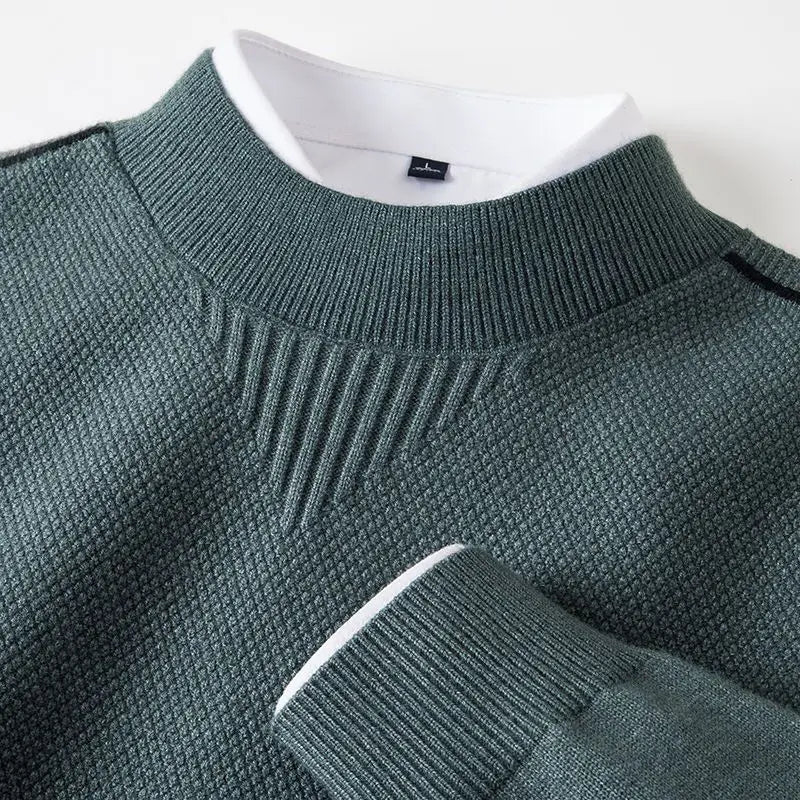 Elegant Jacquard Sweater
