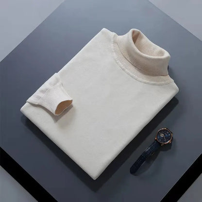 Elegant Cotton Turtleneck