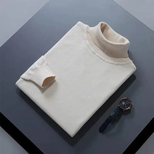 Elegant Cotton Turtleneck