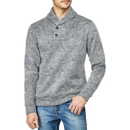 Elegant Button Turtleneck