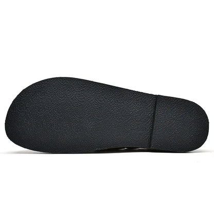 Buckled Leather Loafers