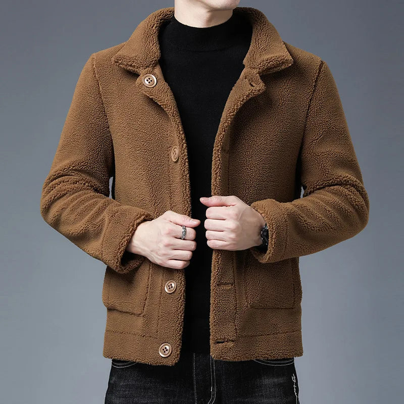 Wool Lined Plush Jacket