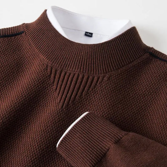Elegant Jacquard Sweater