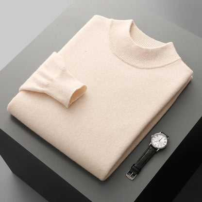 Stand Up Collar Cashmere Sweater