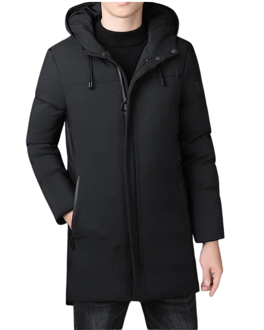 Elegant Long Men's Jacket