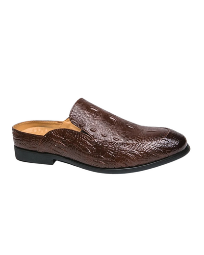 Elegant Crocodile Print Dress Shoes