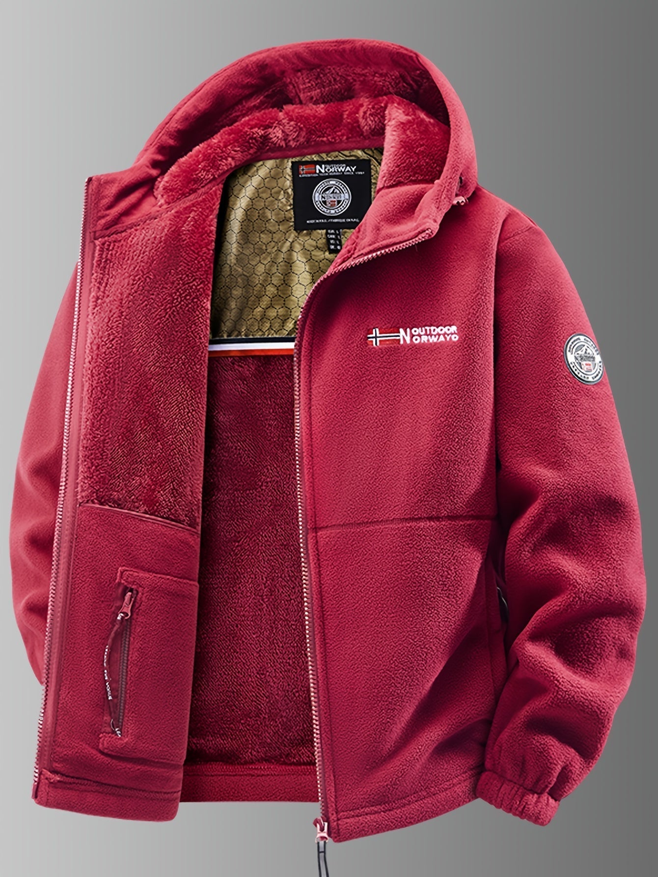 Elegant Thermal Fleece Jacket