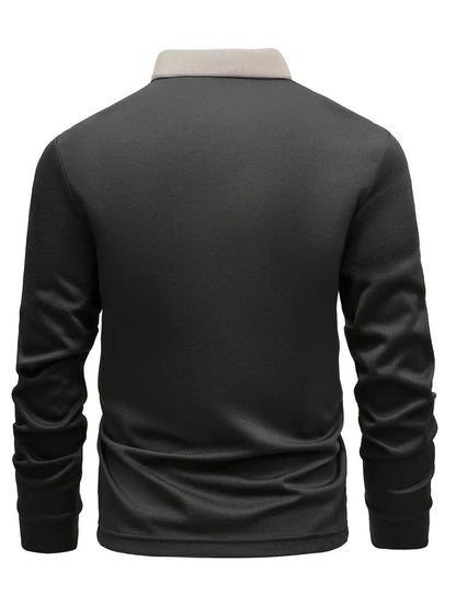 Lightweight Polo Sweater