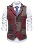 Elegant Patchwork Waistcoat