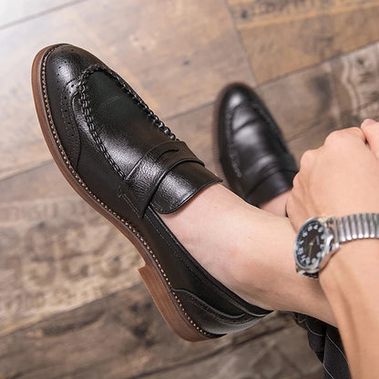 Chic Leather Loafers