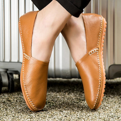 Light Leather Loafers