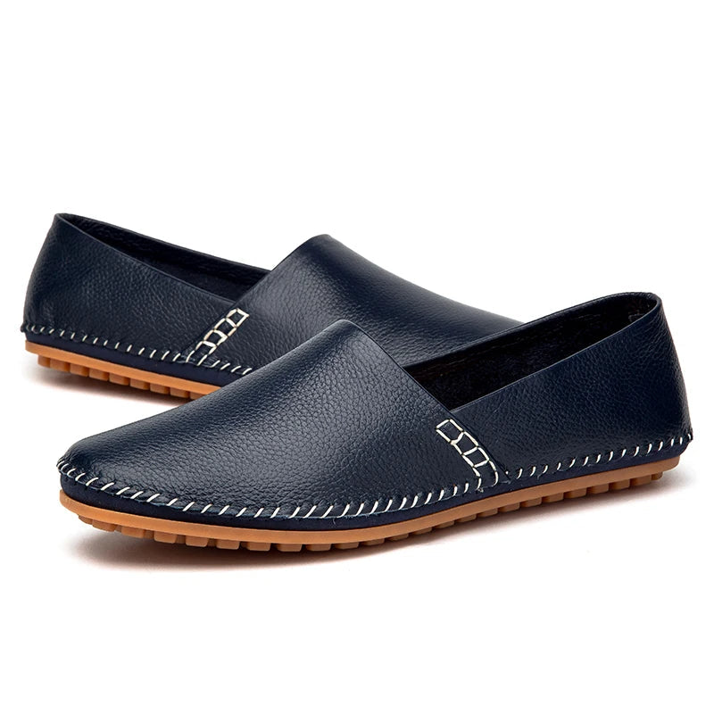 Light Leather Loafers