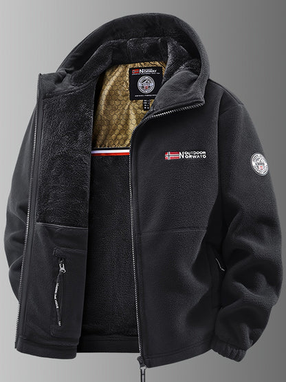 Elegant Thermal Fleece Jacket
