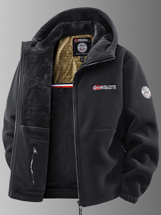 Elegant Thermal Fleece Jacket