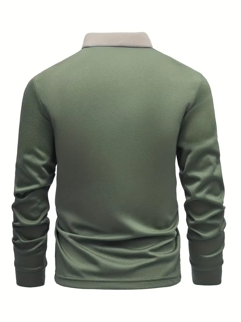 Lightweight Polo Sweater