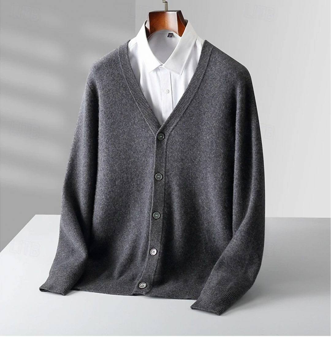 Elegant Buttoned Cardigan