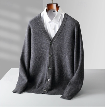 Elegant Buttoned Cardigan