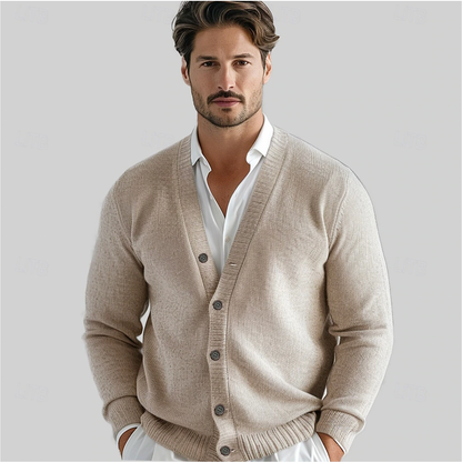 Elegant Buttoned Cardigan