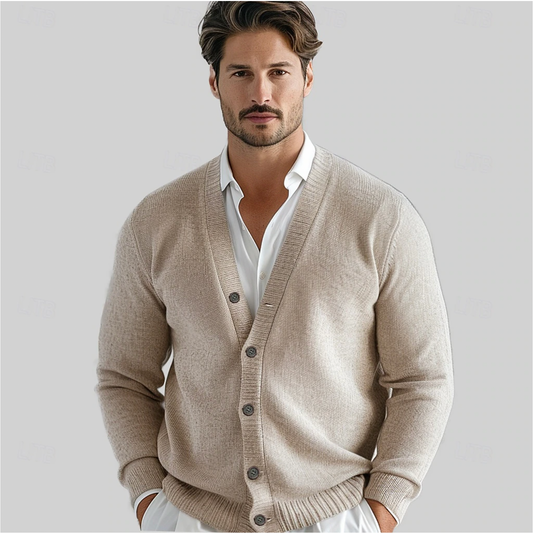 Elegant Buttoned Cardigan