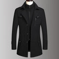 Double Collar Wool Coat