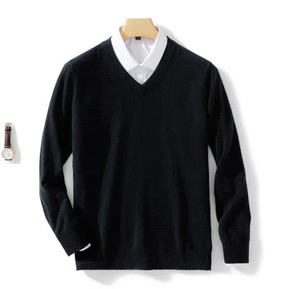 Elegant V-Neck Sweater