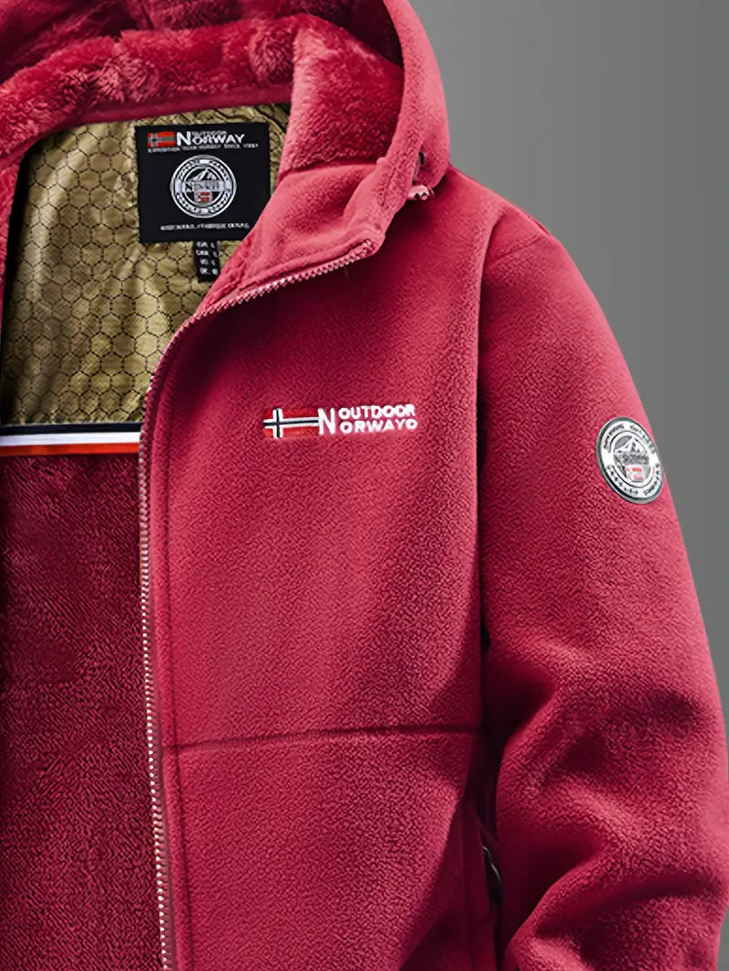 Elegant Thermal Fleece Jacket