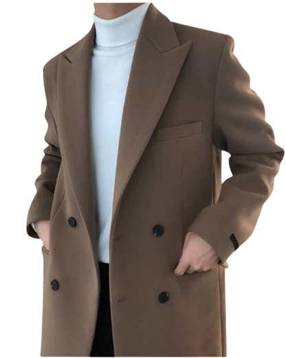 Elegant Double Breasted Coat