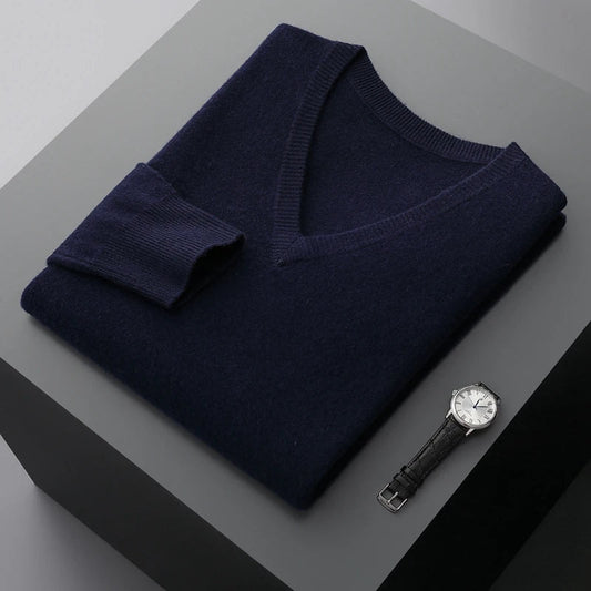 Wool V-Neck Sweater