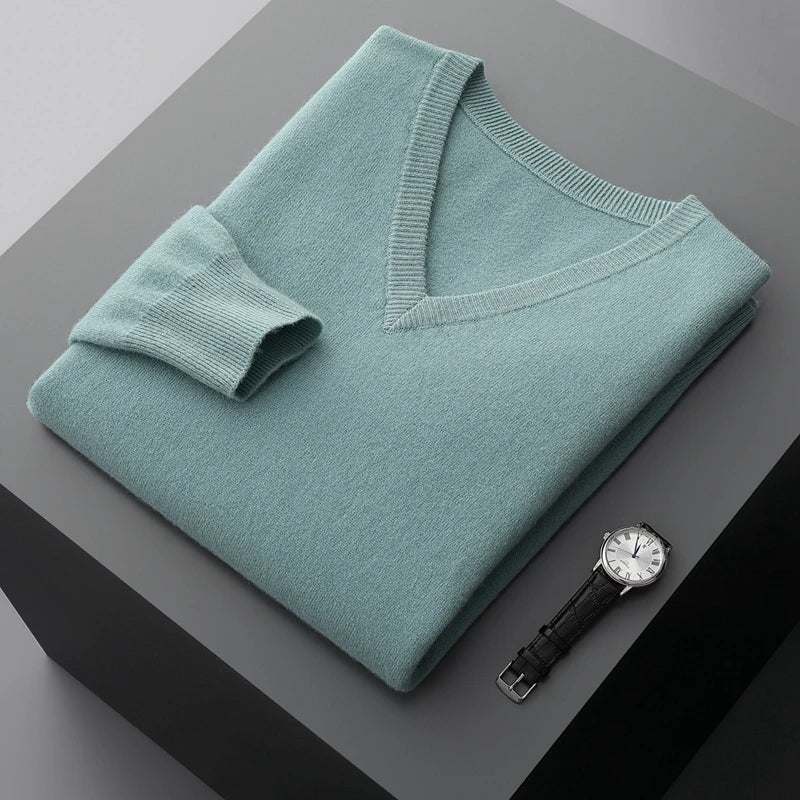 Wool V-Neck Sweater