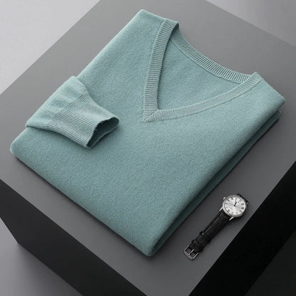 Wool V-Neck Sweater