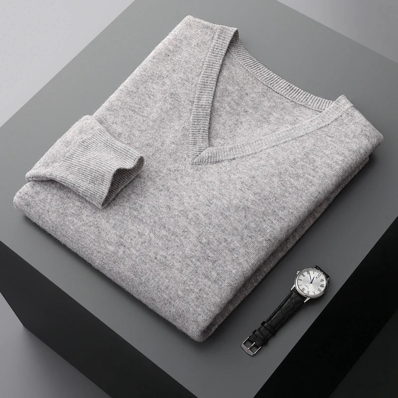 Wool V-Neck Sweater